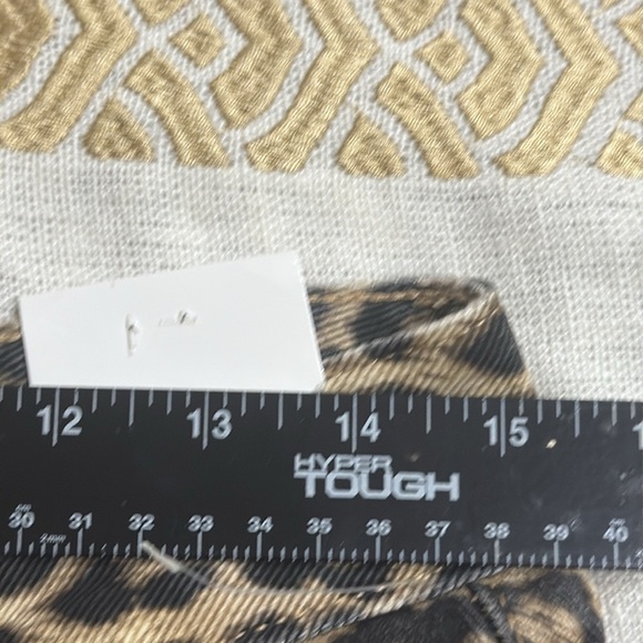 (Q) NWT TELEPATHY -Leopard Print Low Rise Wide Leg Jeans in BrownWomen's,Sz 5/27 - Picture 8 of 12